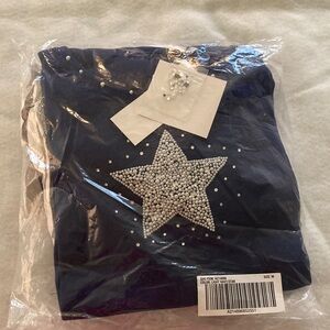 Vintage Quacker Factory Navy Star shell and jacket. This is a heavy weight set.